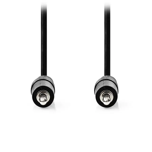 Καλώδιο ήχου 3,5mm αρσ. Stereo - 3,5mm αρσ. Stereo, 1.50m σε μαύρο χρώμα.