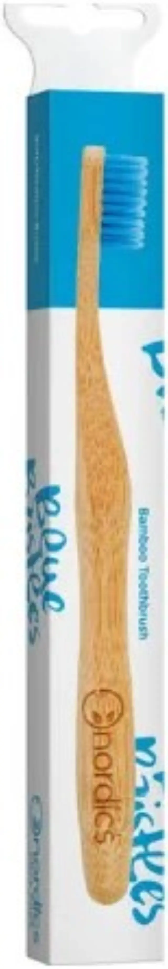 Nordics Bamboo Toothbrush with Blue Bristles