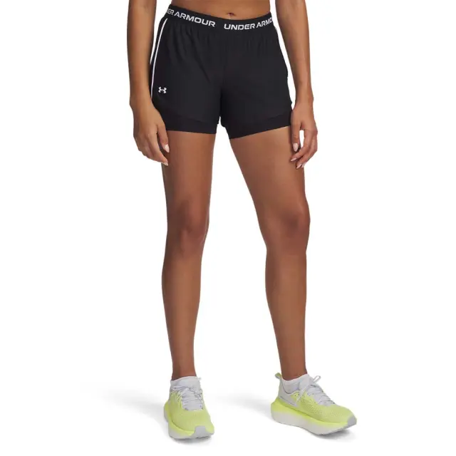 Under Armour Women's Tech Play Up 2in1 Shorts Μαύρο 1389895-001 (Under Armour)