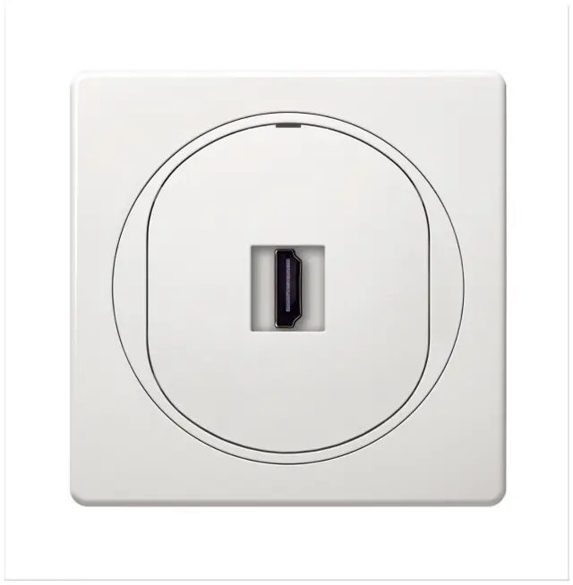 EON HDMI/HDMI socket Keystone, white 15.005.0073