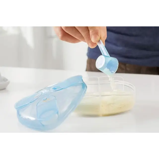 MAM Milk Powder Box Δοσομετρητής Γάλακτος σε Σκόνη 3 Μερίδες Φαγητού ,Γαλάζιο 0m+ 2