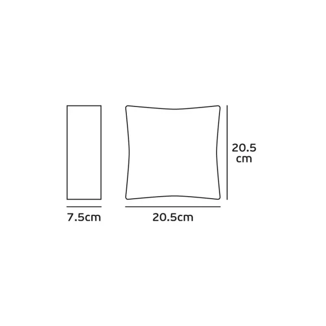 Kid Φωτιστικό Led τοίχου 4W 3000K 4x29° IP54 20.5x20.5x7.5cm λευκό Άσπρο 2