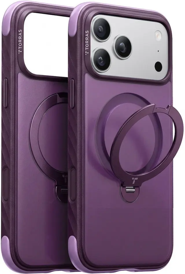 Torras Ostand Q3 Rugg, purple - iPhone 18 Pro