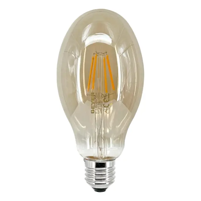 Λαμπτήρας LED BT75 Οβάλ 6w Filament Vintage Geyer