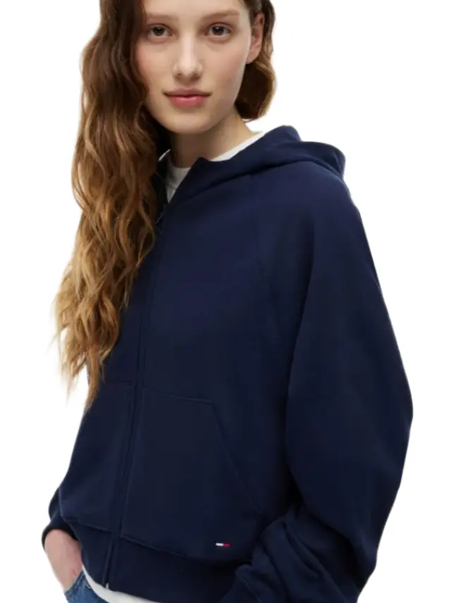 TommyHilfiger γυναικεία φούτερ ζακέτα με κουκούλα DW0DW22834-1 2