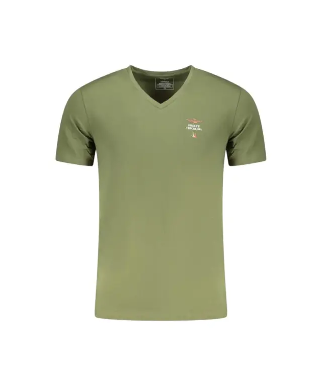 Aeronautica Militare - Ανδρική Κοντομάνικη Φανέλα SCOTI006J508-07001 Λαδί - M 3