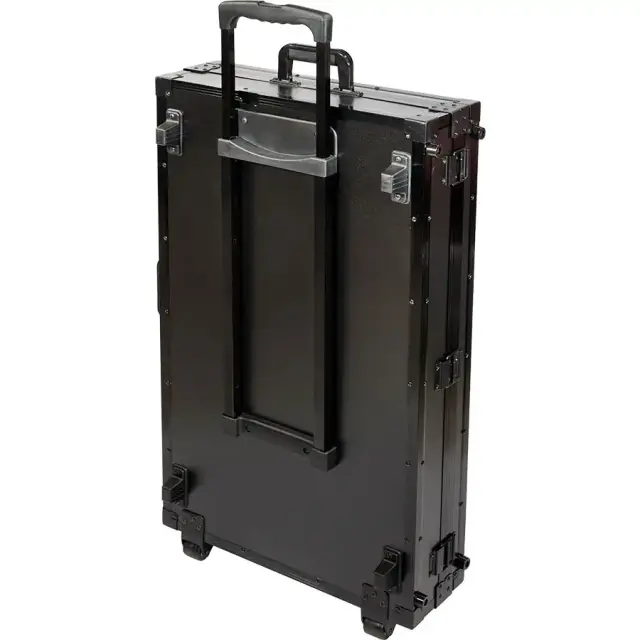 WALKASSE W-CONTROL-XLB Flight case Pick n Pluck foam XDJ-XZ, XDJ-RX3, PRIME4+ (Trolley + Wheels) black. 3