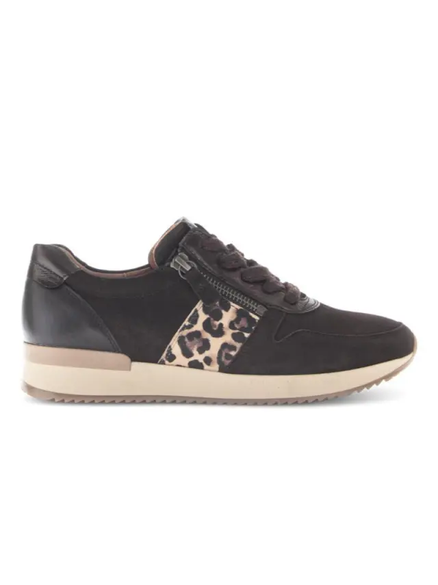 Gabor Sneakers Γυναικείο δέρμα Nubuck Καφέ GAB/73420 18-CHOCOLATE 3