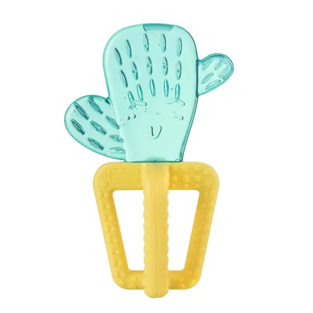 Chicco Μασητικός Κρίκος Οδοντοφυΐας Cactus Χωρίς BPA από Πλαστικό για 4 m+ 2