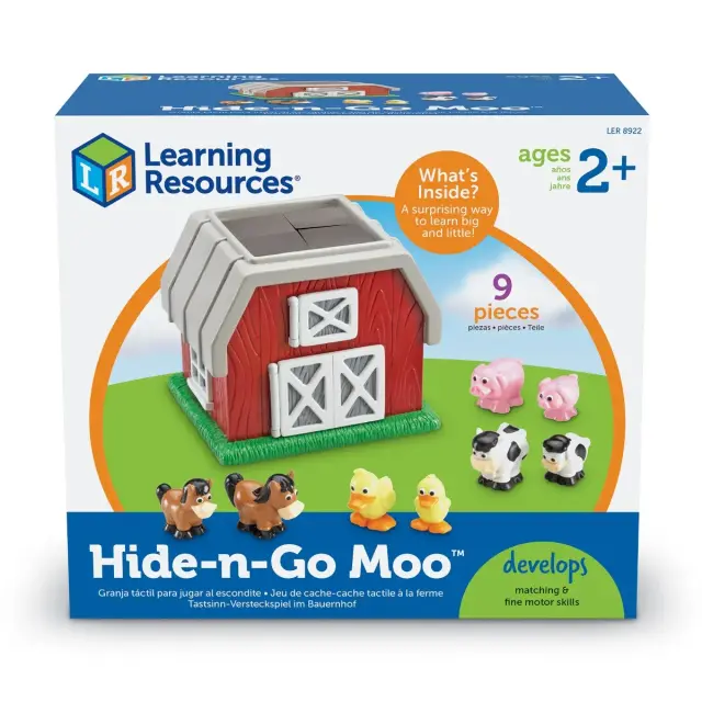 Learning Resources Εκπαιδευτικό Παιχνίδι Hide-n-Go Moo™ για 2+ ετών LER 8922