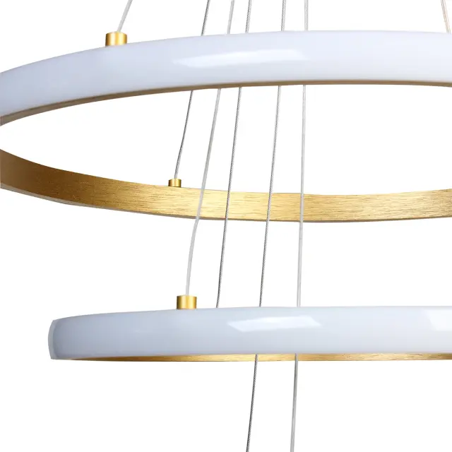 Φωτιστικό κρεμαστό Φ40-Φ30-Φ20 εκ. LED 57W 4000K χρυσό - GLOBOBOX C935/40+30+20 GD 2