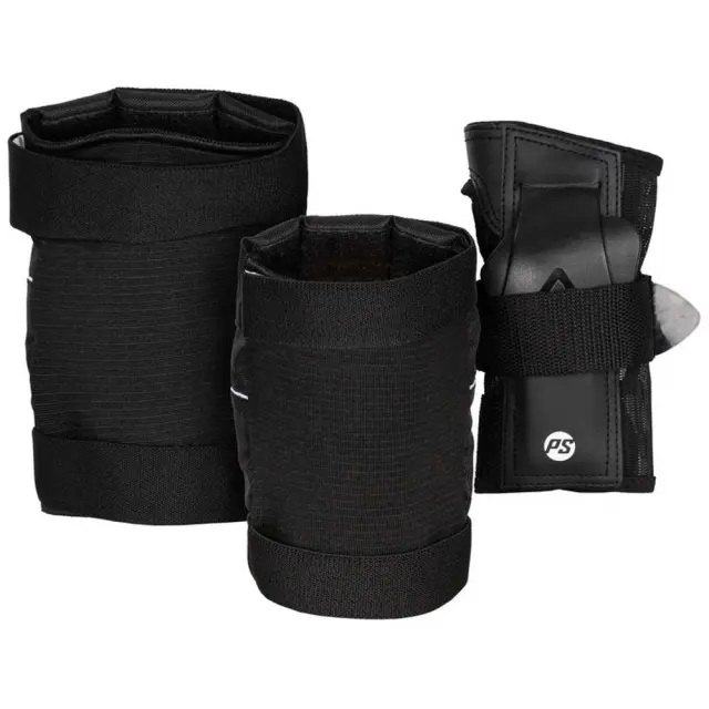 POWERSLIDE Standard Black Set Προστατευτικά - Μαύρα Μαύρο - XL 2