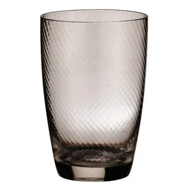 Ladelle Ποτήρι Νερού/ Αναψυκτικού 330ml Ανθρακί Katrina Pewter Γυάλινο