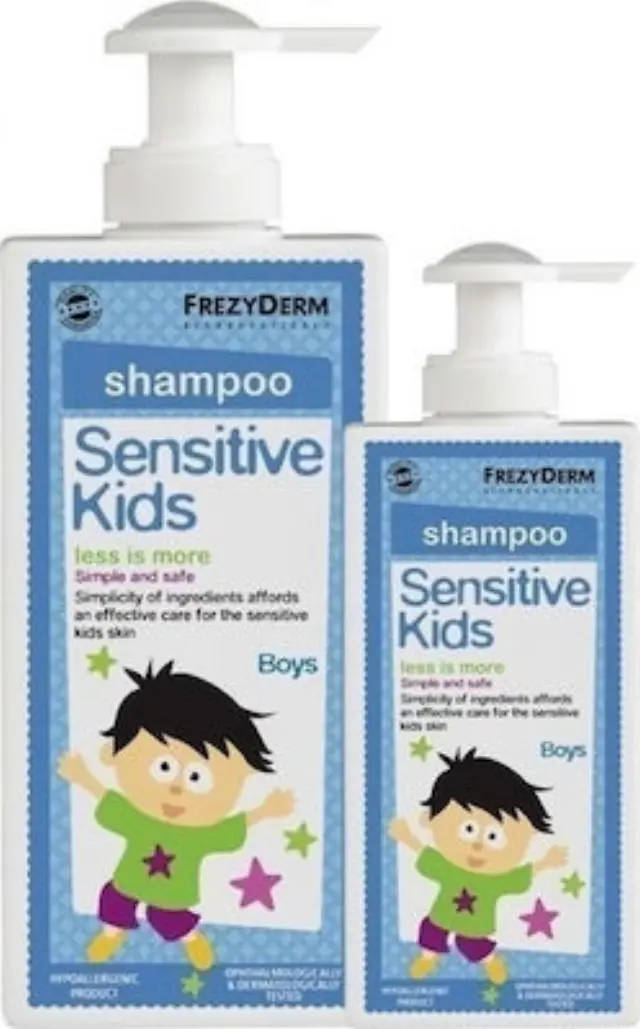 Frezyderm Sensitive Kids Shampoo for Boys 200 ml & 100ml Δώρο 2