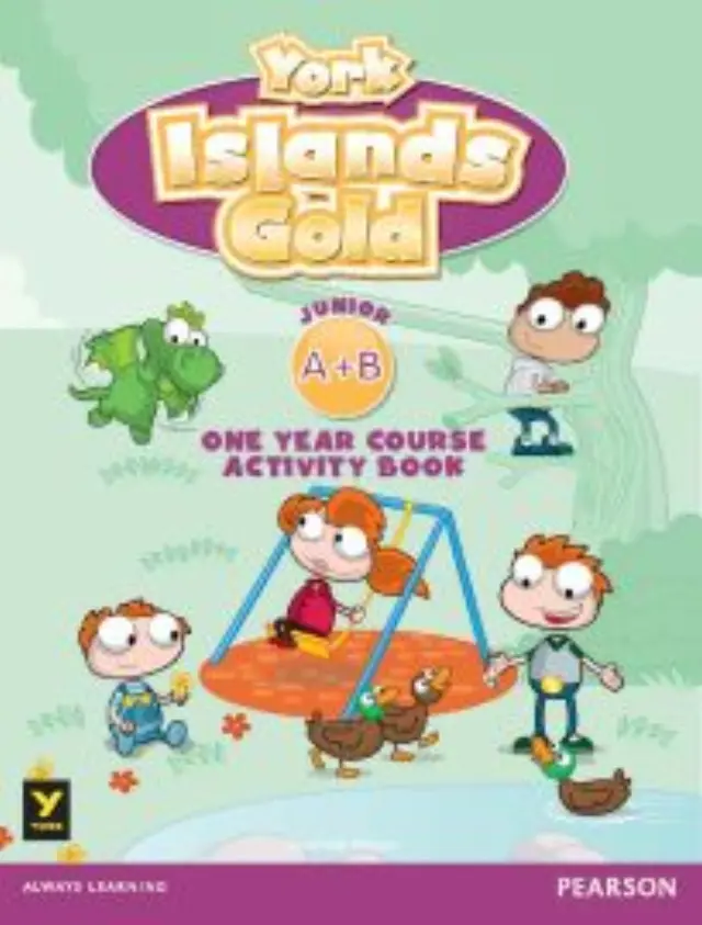 YORK ISLANDS GOLD JUNIOR A + B ACTIVITY BOOK (+ STICKERS)