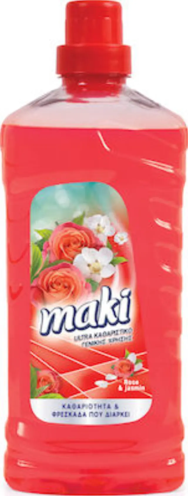 Maki Επαγγελματικό Καθαριστικό Υγρό Γενικής Χρήσης 1lt Rose και Jasmin.