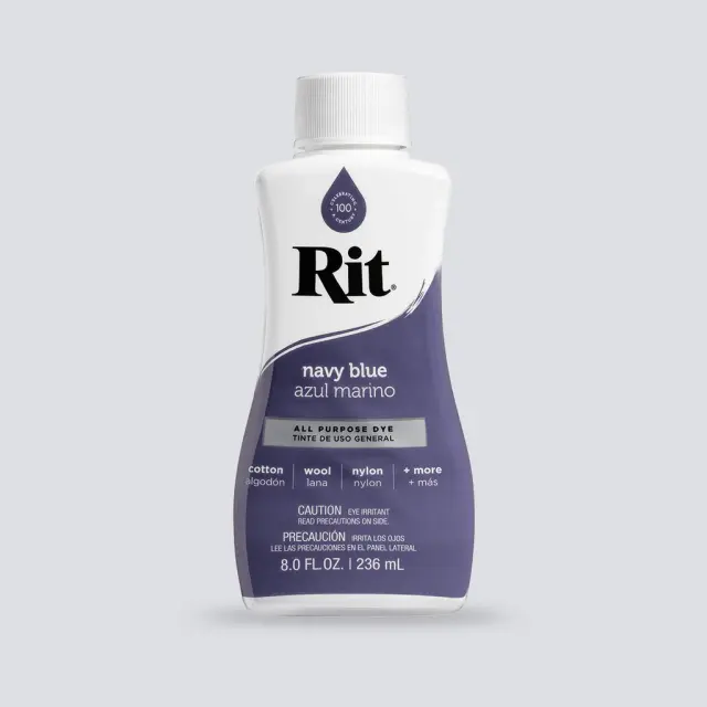 RIT DYE Liquid All-Purpose Βαφή Υφασμάτων – Navy Blue 236ml 2