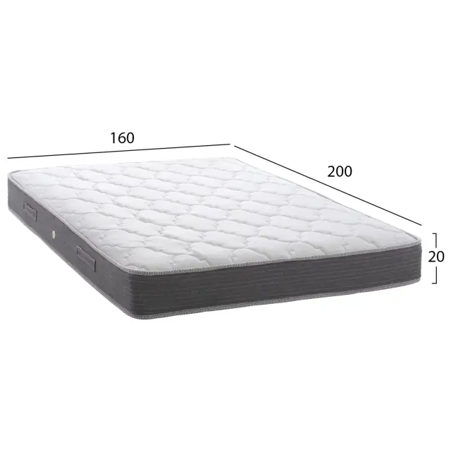 ΣΤΡΩΜΑ DREAMTOPIA ΣΕΙΡΑ LULLABY ALOE VERA FB9655.160 BONNELL SPRING 160x200x20Y εκ. 2