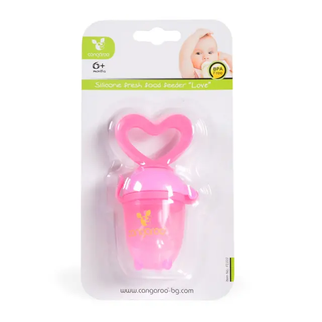 Cangaroo Fresh Food Feeder Τροφοδότης Σιλικόνης Ροζ F1333