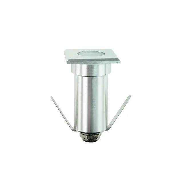 LED SQUARE INGROUND SPOT LUMINAIRE 1W 90LM 4000K 30° 230V AC IP65 RA80 30.000hrs / LG20240