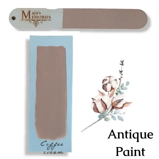 Χρώμα-εφέ πατίνας Antique Paint Maja's Memories, 150ml, Coffee Cream