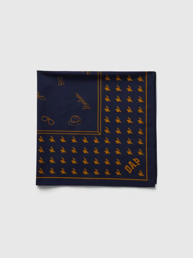 Μπλε DAP × GAP Logo Φουλάρι navy uniform - ONESIZE