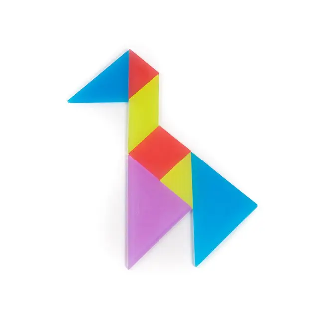 MINILAND ΠΑΙΧΝΙΔΙ ΜΕ ΧΡΩΜΑΤΑ ΚΑΙ ΣΧΗΜΑΤΑ TRANSLUCENT TANGRAM 2