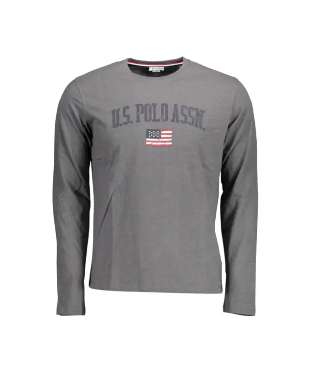 U.S. Polo Assn. - Ανδρικό Φούτερ Με Λογότυπο 63205-34502-189 Γκρι - 2XL 3