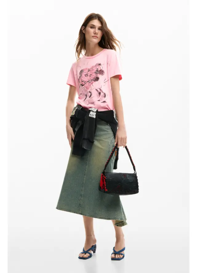 DESIGUAL - BAG_ALL MICKEY NARON MEDIUM FLAP 2
