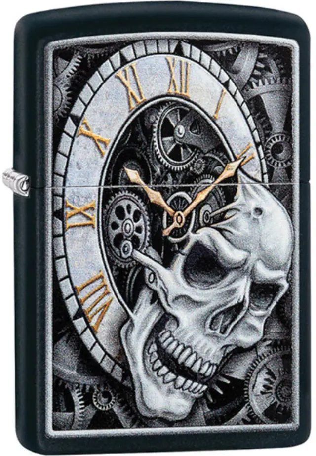 ZIPPO Αναπτήρας - Skull Clock