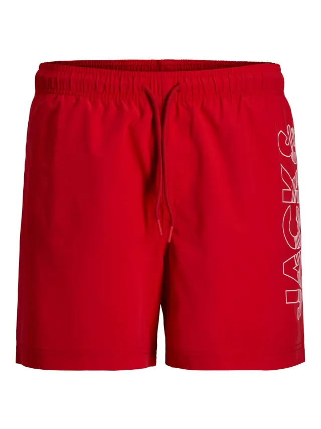 Μαγιό-σορτς με λογότυπο JPSTMAUI WAVE LOGO SWIM SHORTS REG SN True Red