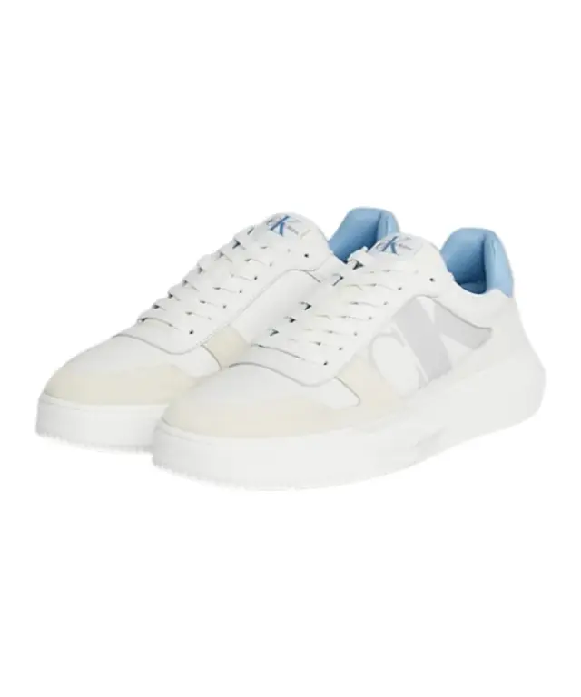 Calvin Klein - Cupsole Lth Ανδρικά Chunky Sneakers YM0YM00897-0LG Λευκό 2