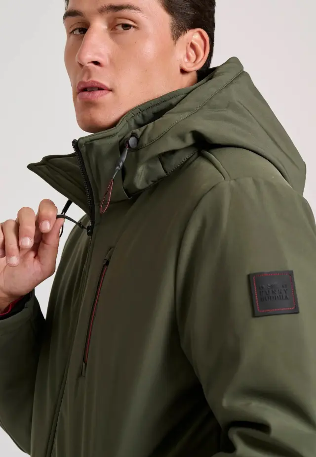 Funky Buddha Men Jacket Softshell Deep Teal FBM010-018-01 - XL 3