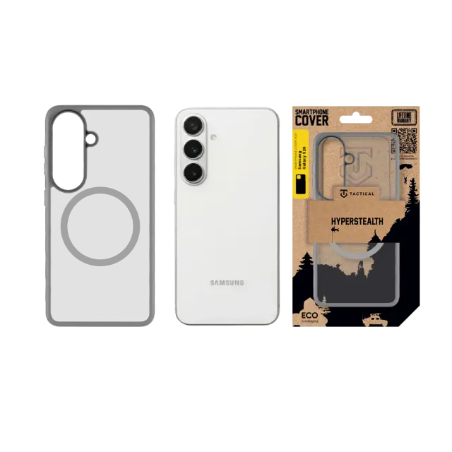 Tactical MagForce Hyperstealth Cover for Samsung Galaxy S26 Light Grey 3