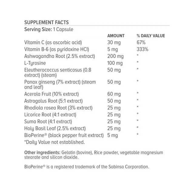 Natural Vitamins No Stress Formula Συμπλήρωμα για το Άγχος 60 κάψουλες 2