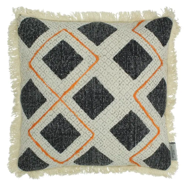 Μαξιλάρι Μαύρο Βαμβακερό 45x45cm