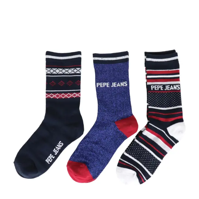 Pepe Jeans Γυναικείες Κάλτσες 3Pack PLU10620 595 - ONE-SIZE