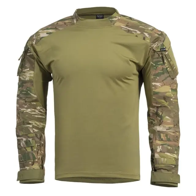 PENTAGON WOLF COMBAT SHIRT CAMO-Μπλούζα για Υπηρεσιακή και Τακτική Χρήση - 60-Grassman Camo