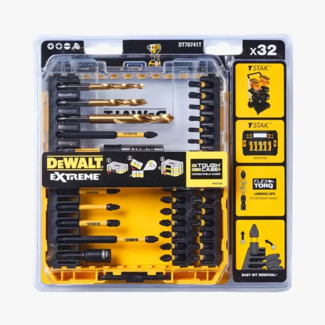 Dewalt DT70741T Flextorq Σετ 32 Τρυπάνια με Κυλινδρικό Στέλεχος 3