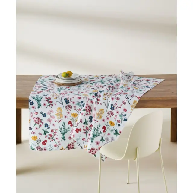 Τραπεζομάντηλο Kentia Levante White- Red- Blue- Green- Golden Yellow 140x180