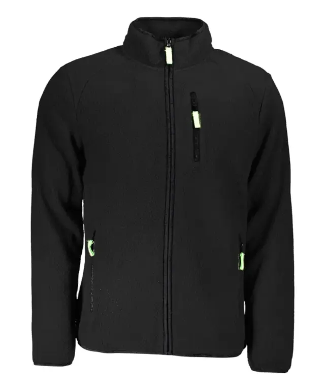 Norway Nautical School - Ανδρική Ζακέτα Φούτερ Fleece 839506-BLACK Μαύρο