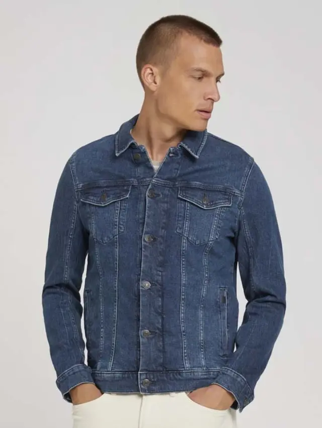 TOM TAILOR JACKET ΑΝΔΡΙΚΟ ΜΠΟΥΦΑΝ - 1027227/10283 DENIM