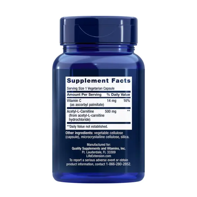 Life Extension Acetyl-L-Carnitine 500 mg 2
