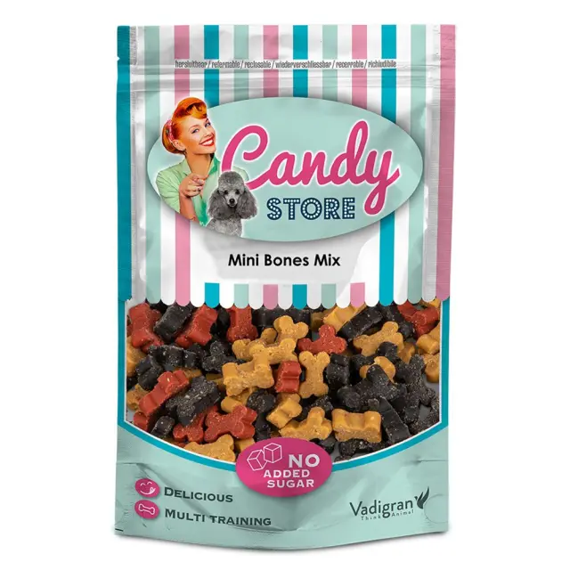Vadigran Candy Mini Bones Mix Μαλακές Λιχουδιές για Σκύλους 180gr