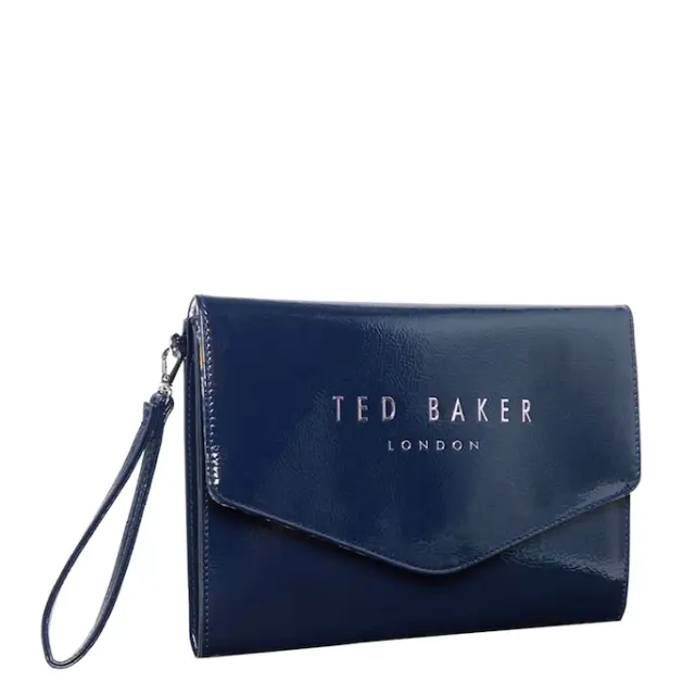 Γυναικείος Φάκελος Ted Baker Crinkle 282713-Navy Μπλε - One Size 2