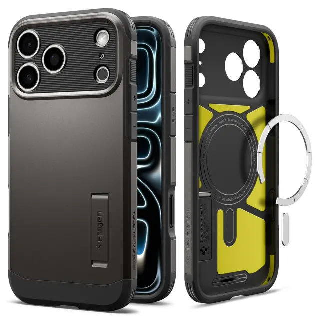 Spigen Tough Armor T MagSafe, gunmetal - iPhone 18 Pro Max/17 Pro Max