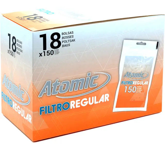 Atomic Φιλτράκια Σακουλάκι - Regular - 18τεμ.