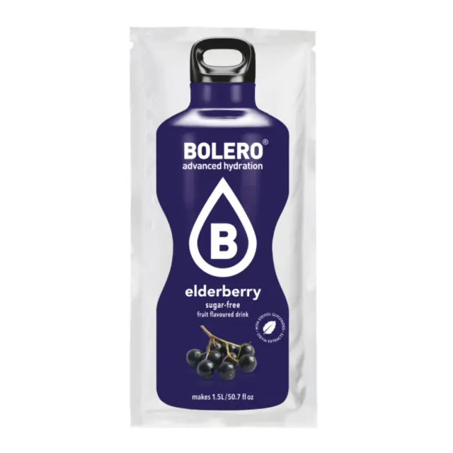 Bolero Elderberry Flavoured Drink Mix Powder 9gr