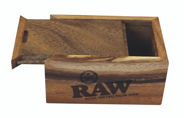 RAW Ξύλινο Κουτί Acacia Slide Box με Συρτάρι - Small