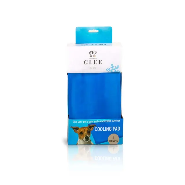 Glee Cooling Pad Αδιάβροχο Δροσιστικό Χαλάκι Μπλε 0x50x40cm Μονόχρωμο - L